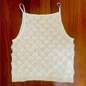 Club Monaco Sleeveless Pastel Pink Top